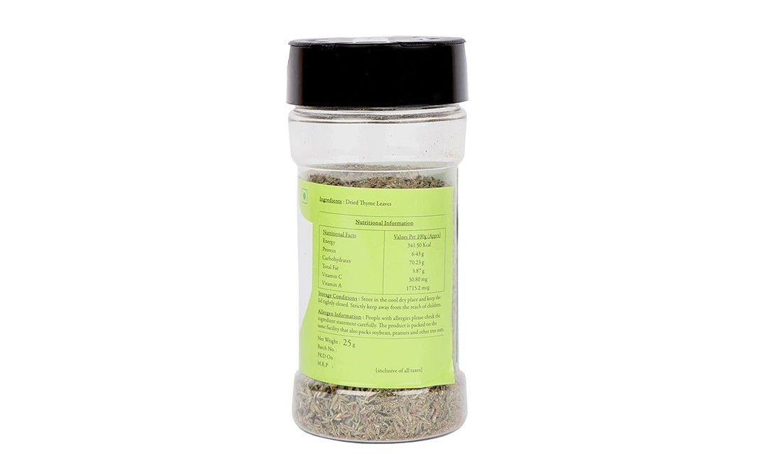 Malikaz' Thyme    Plastic Bottle  25 grams